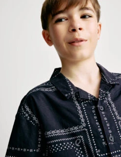 Pure Cotton Patterned Shirt (2-8 Yrs) 23 Pure Cotton Patterned Shirt (2-8 Yrs) -School Uniform Store Pure Cotton Patterned Shirt 2 8 Yrs 1 6