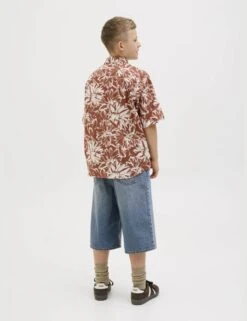 Jack & Jones Junior Pure Cotton Patterned Shirt (8-16 Yrs) -School Uniform Store Pure Cotton Patterned Shirt 8 16 Yrs 1 2