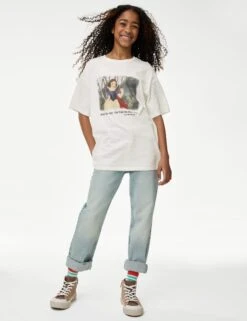 Pure Cotton Snow White™ Graphic T-Shirt (6-16 Yrs) 17 Pure Cotton Snow White™ Graphic T-Shirt (6-16 Yrs) -School Uniform Store Pure Cotton Snow White Graphic T Shirt 6 16 Yrs 1 2