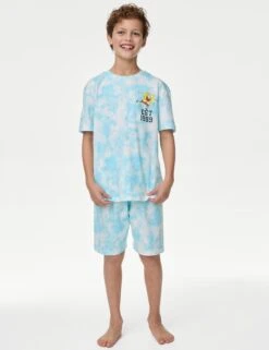 Pure Cotton Spongebob Squarepants™ Pyjamas (6-16 Yrs) -School Uniform Store Pure Cotton Spongebob Squarepants Pyjamas 6 16 Yrs 1 2