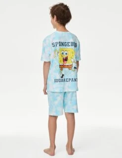 Pure Cotton Spongebob Squarepants™ Pyjamas (6-16 Yrs) -School Uniform Store Pure Cotton Spongebob Squarepants Pyjamas 6 16 Yrs 1 3