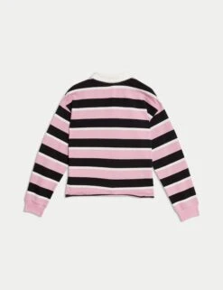 Pure Cotton Striped Rugby Top (6-16 Yrs) 17 Pure Cotton Striped Rugby Top (6-16 Yrs) -School Uniform Store Pure Cotton Striped Rugby Top 6 16 Yrs 1 4