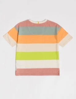 Pure Cotton Striped T-Shirt (2-8 Yrs) 14 Pure Cotton Striped T-Shirt (2-8 Yrs) -School Uniform Store Pure Cotton Striped T Shirt 2 8 Yrs 1 2