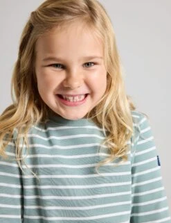 Pure Cotton Striped Top (1-10 Yrs)