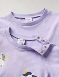 Pure Cotton Unicorn T-Shirt (1-10 Yrs) -School Uniform Store Pure Cotton Unicorn T Shirt 1 10 Yrs 1 3