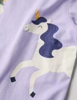 Pure Cotton Unicorn T-Shirt (1-10 Yrs) -School Uniform Store Pure Cotton Unicorn T Shirt 1 10 Yrs 1 4