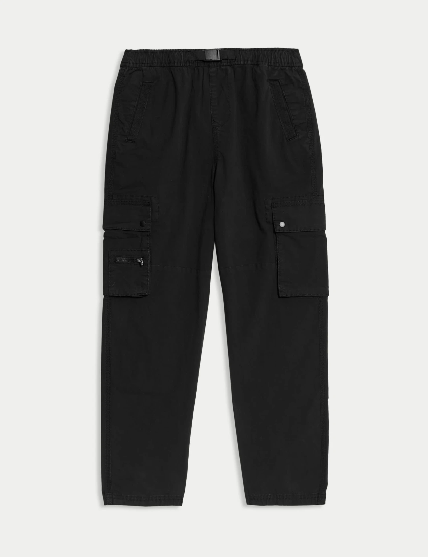 Relaxed Denim Cargo Trousers (6-16 Yrs) 3 Relaxed Denim Cargo Trousers (6-16 Yrs)