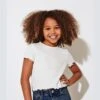 Ribbed T-Shirt (7-14 Yrs)
