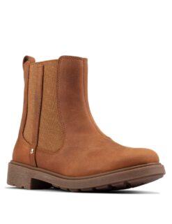 Clarks Kids' Leather Chelsea Boots
