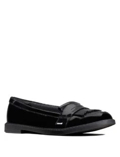 Clarks Kids' Leather Slip-on Loafers (Youth Size 3-8)