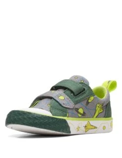 Clarks Kids' Riptape Space Trainers 12 Clarks Kids' Riptape Space Trainers -School Uniform Store SD 01 T94 4529 T4 X EC 3