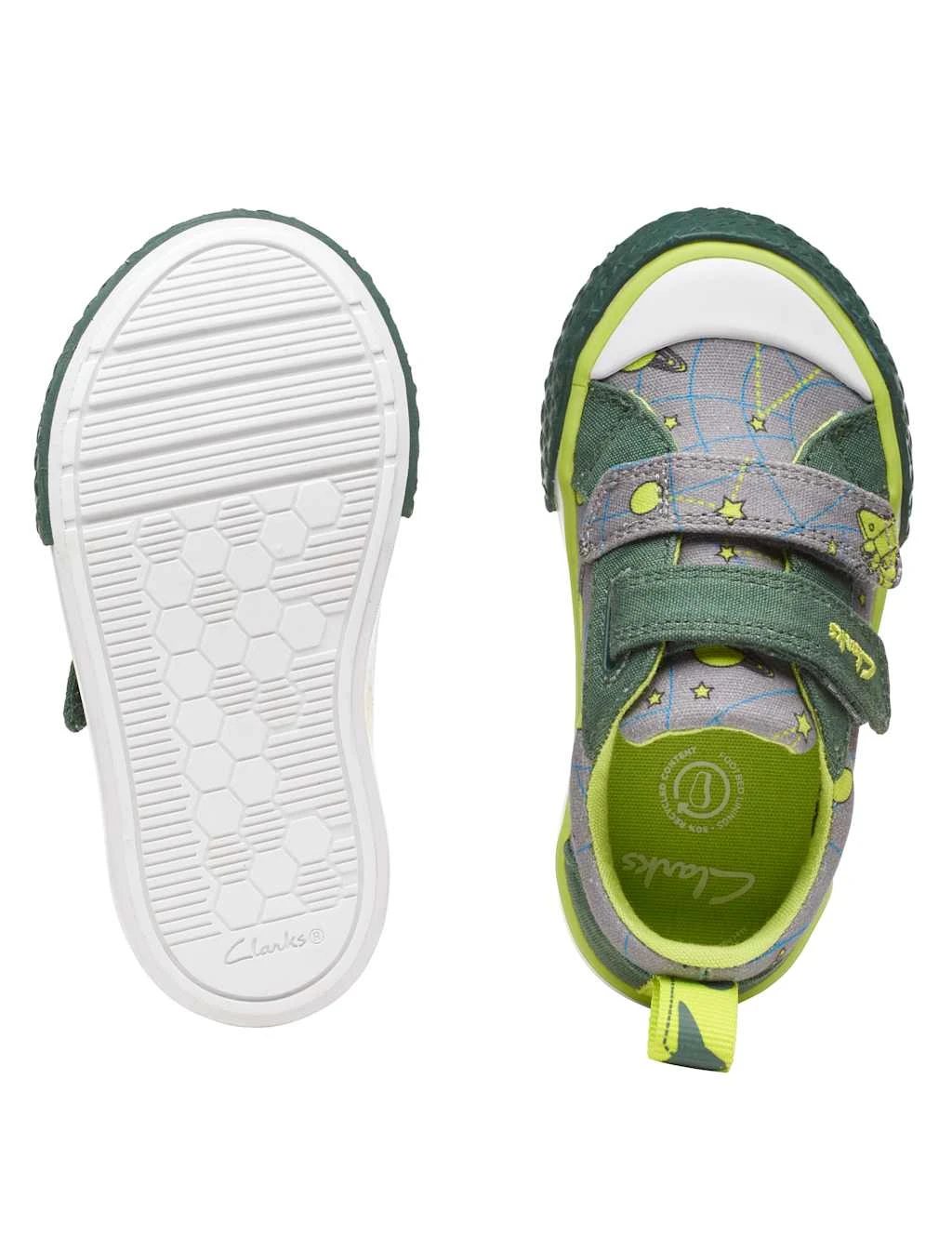 Clarks Kids' Riptape Space Trainers 9 Clarks Kids' Riptape Space Trainers - Image 7