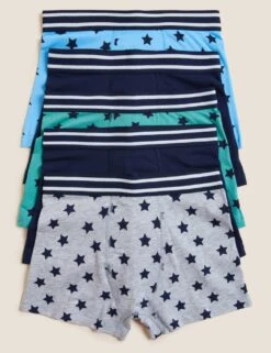 Cotton Rich Star Print Trunks (2-16 Yrs)