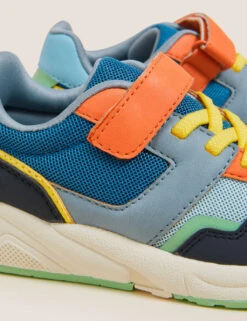 Kids' Freshfeet™ Colour Block Trainers (4 Small - 13 Small) 9 Kids' Freshfeet™ Colour Block Trainers (4 Small - 13 Small) -School Uniform Store SD 04 T72 1185U ZZ X EC 2