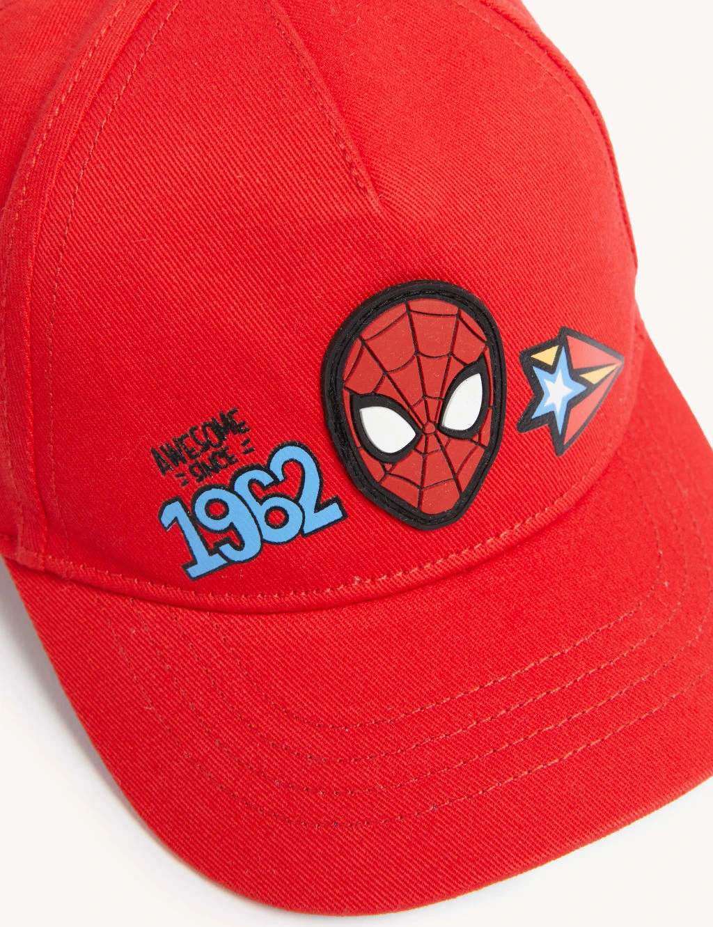Kids’ Pure Cotton Spider-Man™ Cap (1.5 - 6 Yrs) 5 Kids’ Pure Cotton Spider-Man™ Cap (1.5 - 6 Yrs) - Image 3