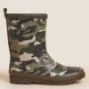 Kids' Camouflage Wellies (1 Large - 7 Large) 1 Kids' Camouflage Wellies (1 Large - 7 Large) -School Uniform Store SD 04 T72 4221L KA X EC 0