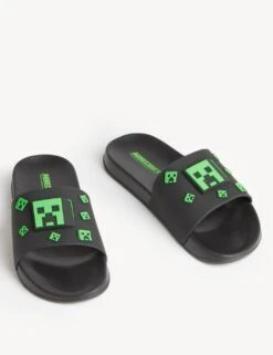 Kids' Minecraft™ Sliders (13 Small - 7 Large) -School Uniform Store SD 04 T72 4358L ZZ X EC 90