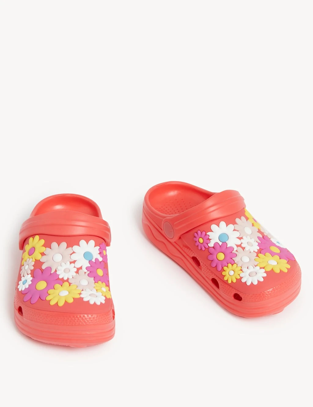 Kids' Floral Clogs (4 Small - 2 Large) 4 Kids' Floral Clogs (4 Small - 2 Large) - Image 2
