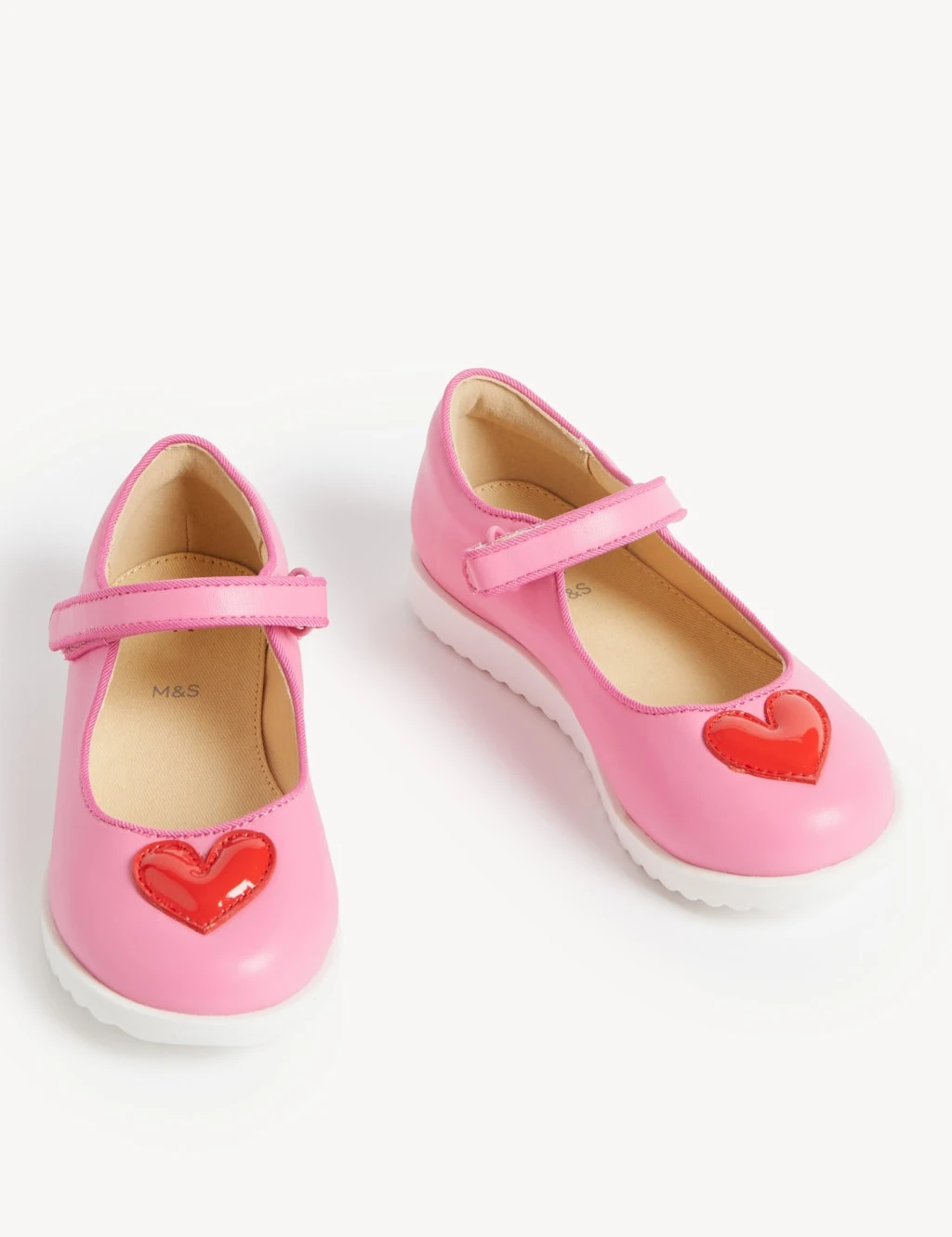 Kids’ Riptape Heart Mary Jane Shoes (4 Small - 2 Large) 4 Kids’ Riptape Heart Mary Jane Shoes (4 Small - 2 Large) - Image 2