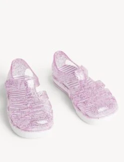 Kids' Glitter Jelly Sandals (4 Small - 13 Small) -School Uniform Store SD 04 T72 4446Y A1 X EC 90