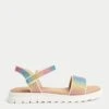 Kids' Rainbow Glitter Sandals (13 Small - 6 Large) -School Uniform Store SD 04 T72 4460G ZZ X EC 0