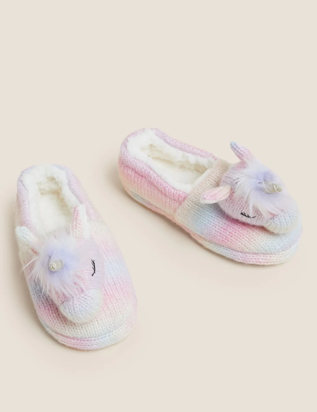 Kids' Unicorn Slippers (4 Small - 6 Large) 4 Kids' Unicorn Slippers (4 Small - 6 Large) - Image 2