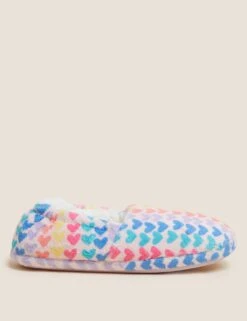 Kids' Heart Slippers (13 Small - 6 Large)
