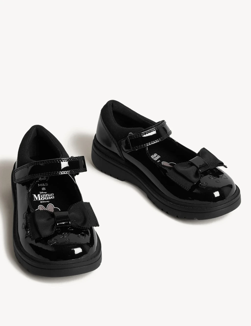 Kids' Leather Minnie Mouse™ School Shoes (8 Small - 2 Large) 4 Kids' Leather Minnie Mouse™ School Shoes (8 Small - 2 Large) - Image 2