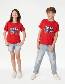 Pure Cotton Coronation Graphic T-Shirt (6-16 Yrs)