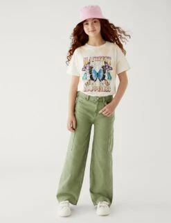 Pure Cotton Tie Dye Butterfly T-Shirt (6-16 Yrs) 8 Pure Cotton Tie Dye Butterfly T-Shirt (6-16 Yrs) -School Uniform Store SD 04 T74 2308E KY X EC 1