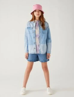 Denim Patchwork Jacket (6-16 Yrs) 9 Denim Patchwork Jacket (6-16 Yrs) -School Uniform Store SD 04 T74 2309M HP X EC 1