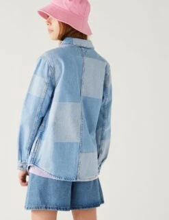 Denim Patchwork Jacket (6-16 Yrs) 11 Denim Patchwork Jacket (6-16 Yrs) -School Uniform Store SD 04 T74 2309M HP X EC 3