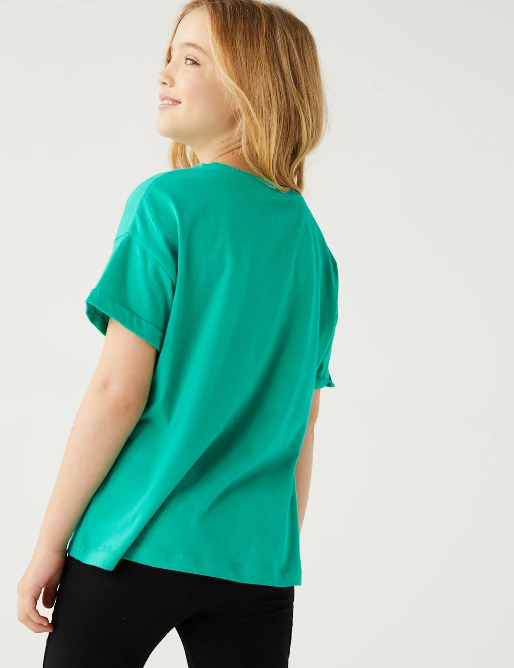 Pure Cotton Slogan T-Shirt (6-16 Yrs) 6 Pure Cotton Slogan T-Shirt (6-16 Yrs) - Image 4