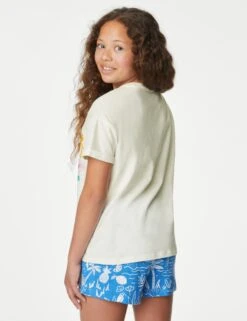 Pure Cotton Holiday T-Shirt (6-16Yrs) -School Uniform Store SD 04 T74 2356V KY X EC 2