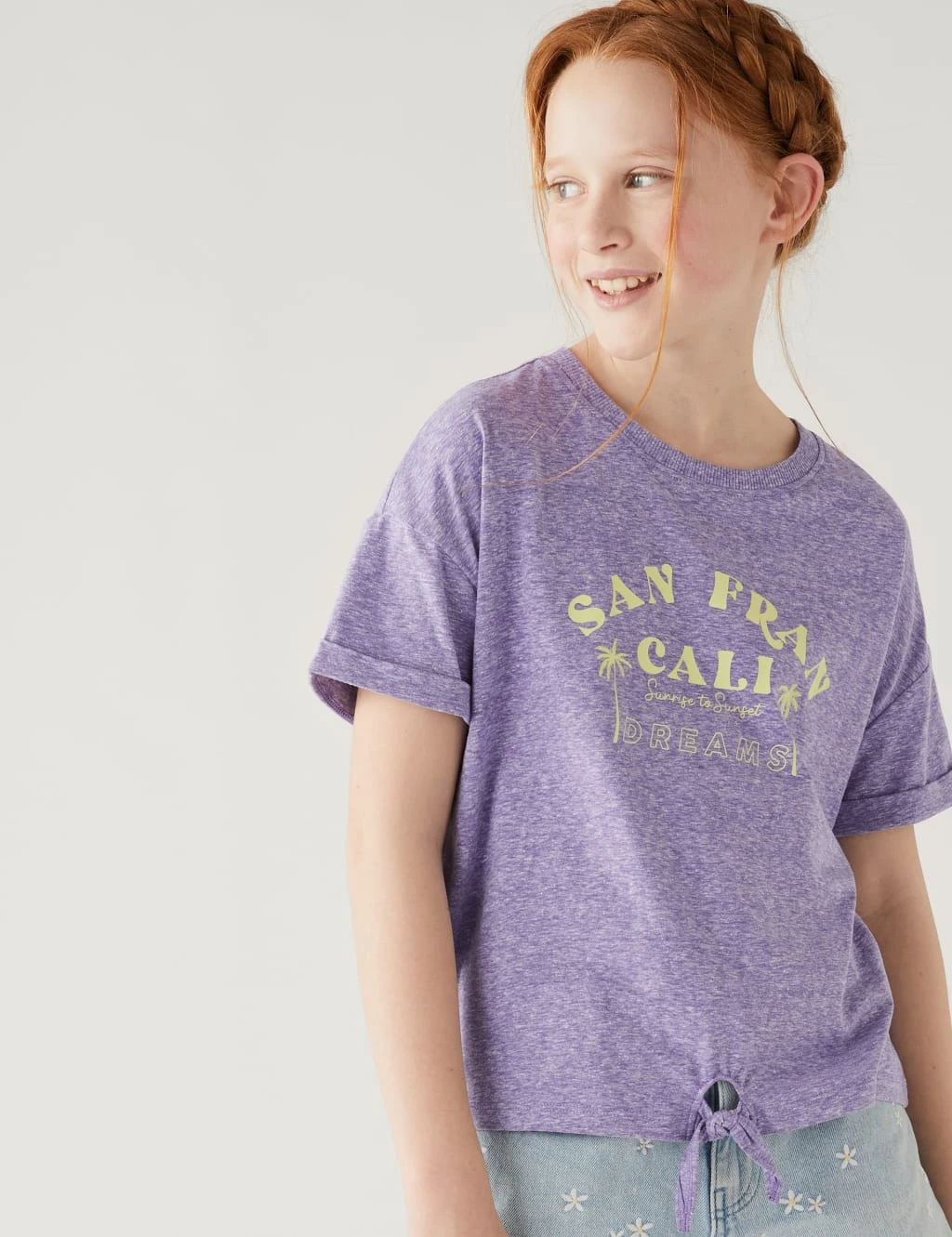 No Brand Cotton Blend California Slogan T-Shirt (6-16 Yrs) 3 No Brand Cotton Blend California Slogan T-Shirt (6-16 Yrs)