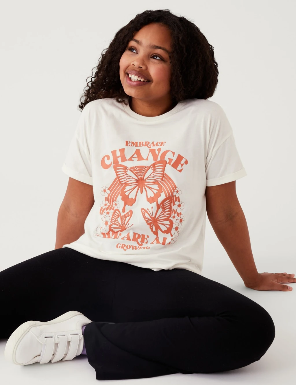 Pure Cotton Butterfly T-Shirt (6-16 Yrs) 3 Pure Cotton Butterfly T-Shirt (6-16 Yrs)