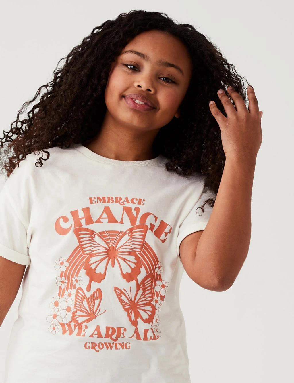 Pure Cotton Butterfly T-Shirt (6-16 Yrs) 5 Pure Cotton Butterfly T-Shirt (6-16 Yrs) - Image 3