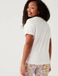 Pure Cotton Rainbow T-Shirt (6-16 Yrs) 7 Pure Cotton Rainbow T-Shirt (6-16 Yrs) -School Uniform Store SD 04 T74 2385V KY X EC 1