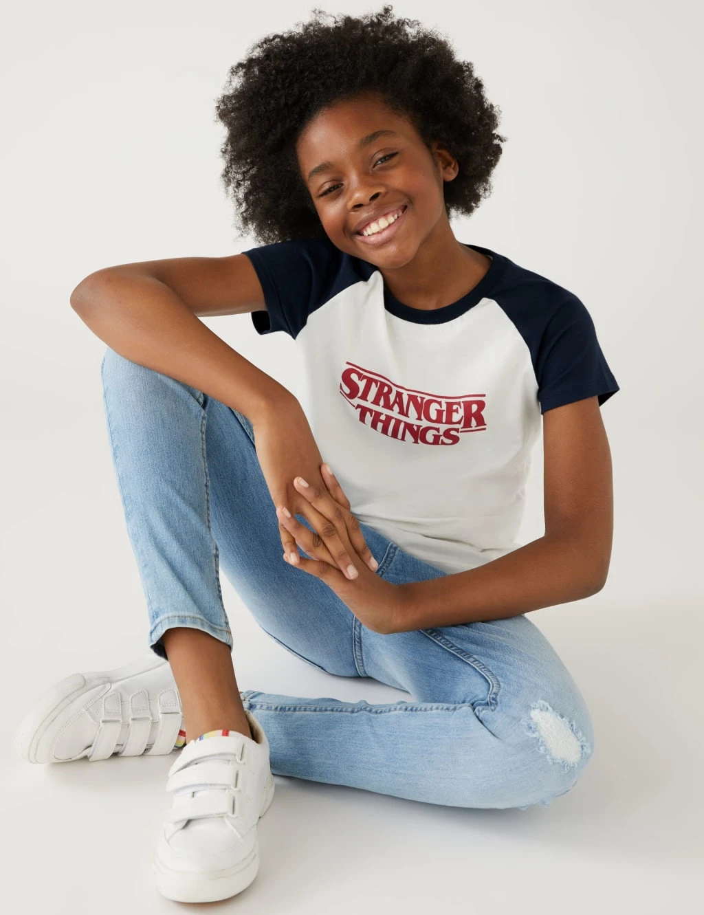 Pure Cotton Stranger Things™ T-Shirt (6 - 16 Yrs) 3 Pure Cotton Stranger Things™ T-Shirt (6 - 16 Yrs)