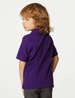 Unisex Pure Cotton School Polo Shirt (2-18 Yrs) -School Uniform Store SD 04 T76 2075 D0 X EC 3