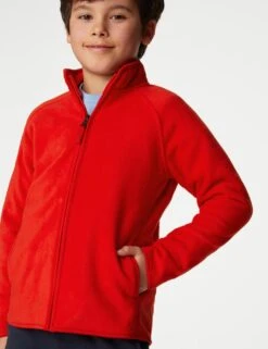 Unisex Fleece Jacket (6-16 Yrs) -School Uniform Store SD 04 T76 2421 QC X EC 3