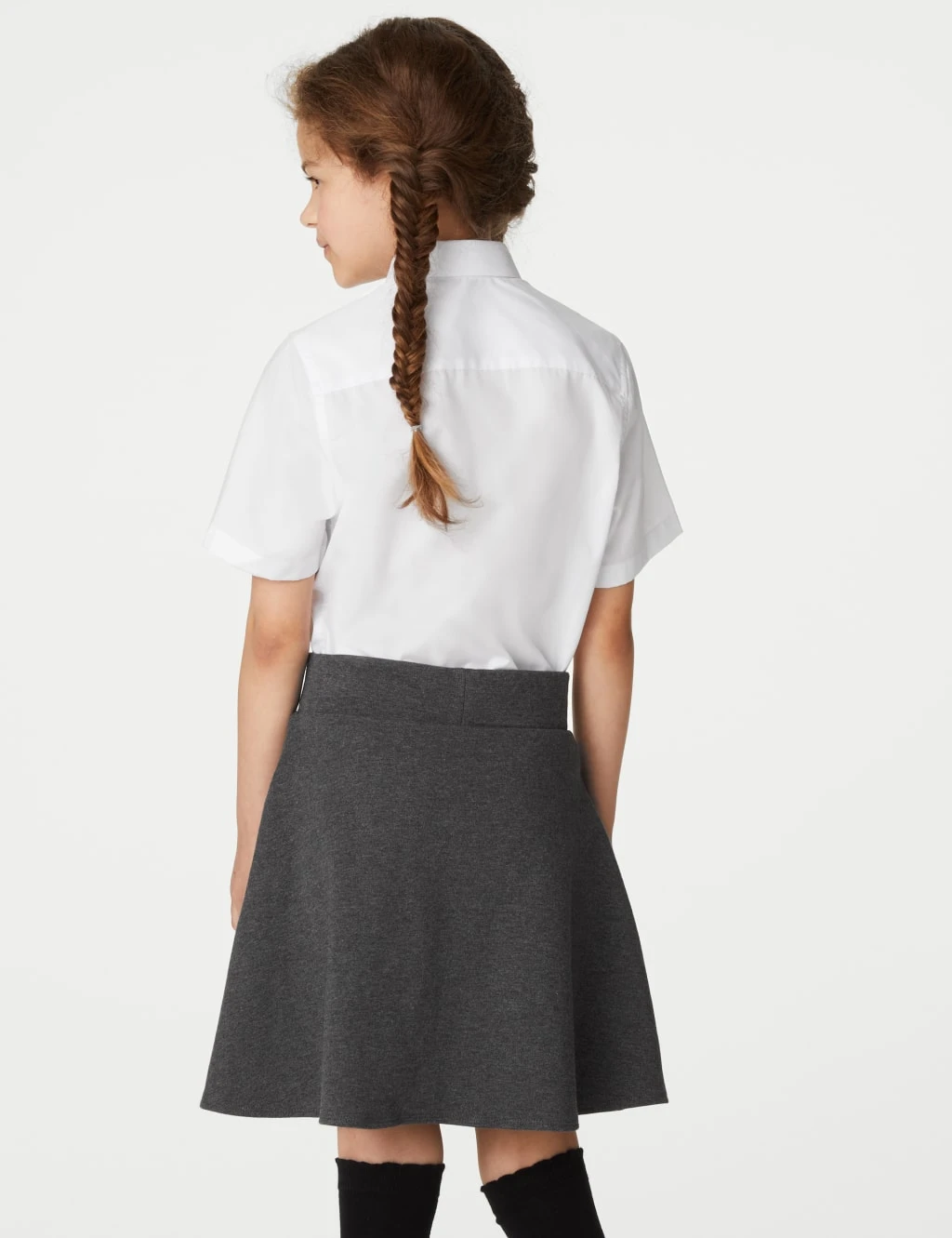 Girls' 5pk Regular Fit Easy To Iron School Shirts (2-18 Yrs) 5 Girls' 5pk Regular Fit Easy To Iron School Shirts (2-18 Yrs) - Image 3