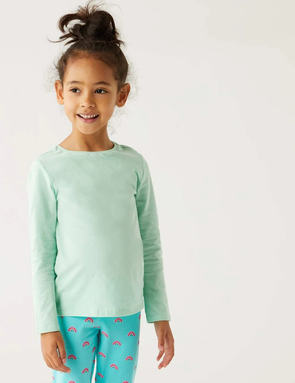 5pk Pure Cotton Rainbow Tops (2-8 Yrs) 5 5pk Pure Cotton Rainbow Tops (2-8 Yrs) - Image 4