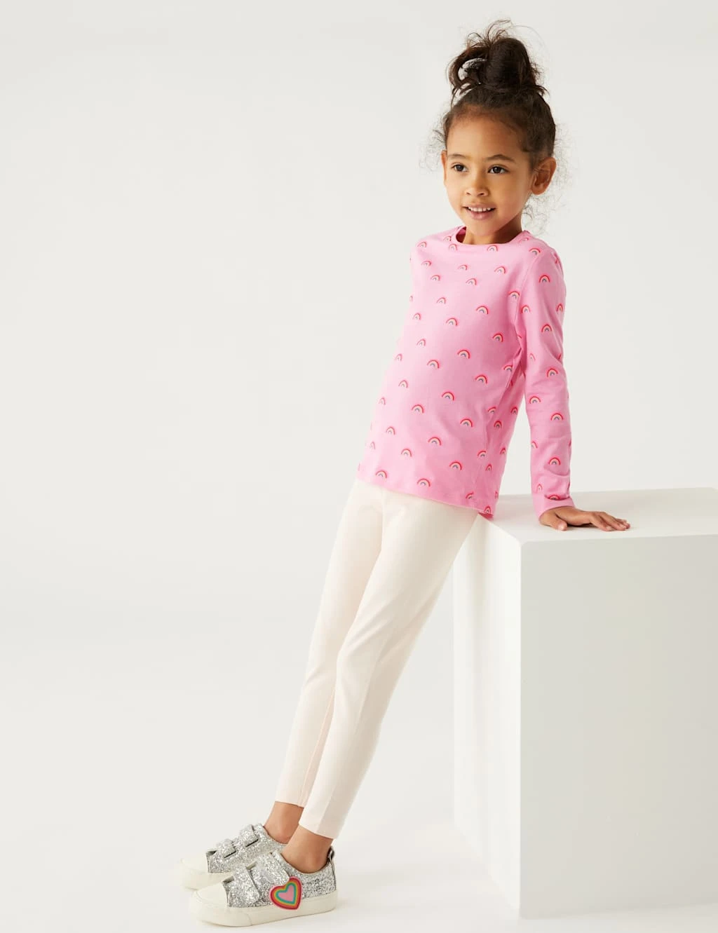 5pk Pure Cotton Rainbow Tops (2-8 Yrs) 6 5pk Pure Cotton Rainbow Tops (2-8 Yrs) - Image 5