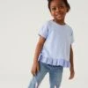 Pure Cotton Frill Top (2-8 Yrs) -School Uniform Store SD 04 T77 2286E E0 X EC 0