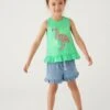 Pure Cotton Flamingo Print Top (2-8 Yrs) 1 Pure Cotton Flamingo Print Top (2-8 Yrs) -School Uniform Store SD 04 T77 2293E J0 X EC 0
