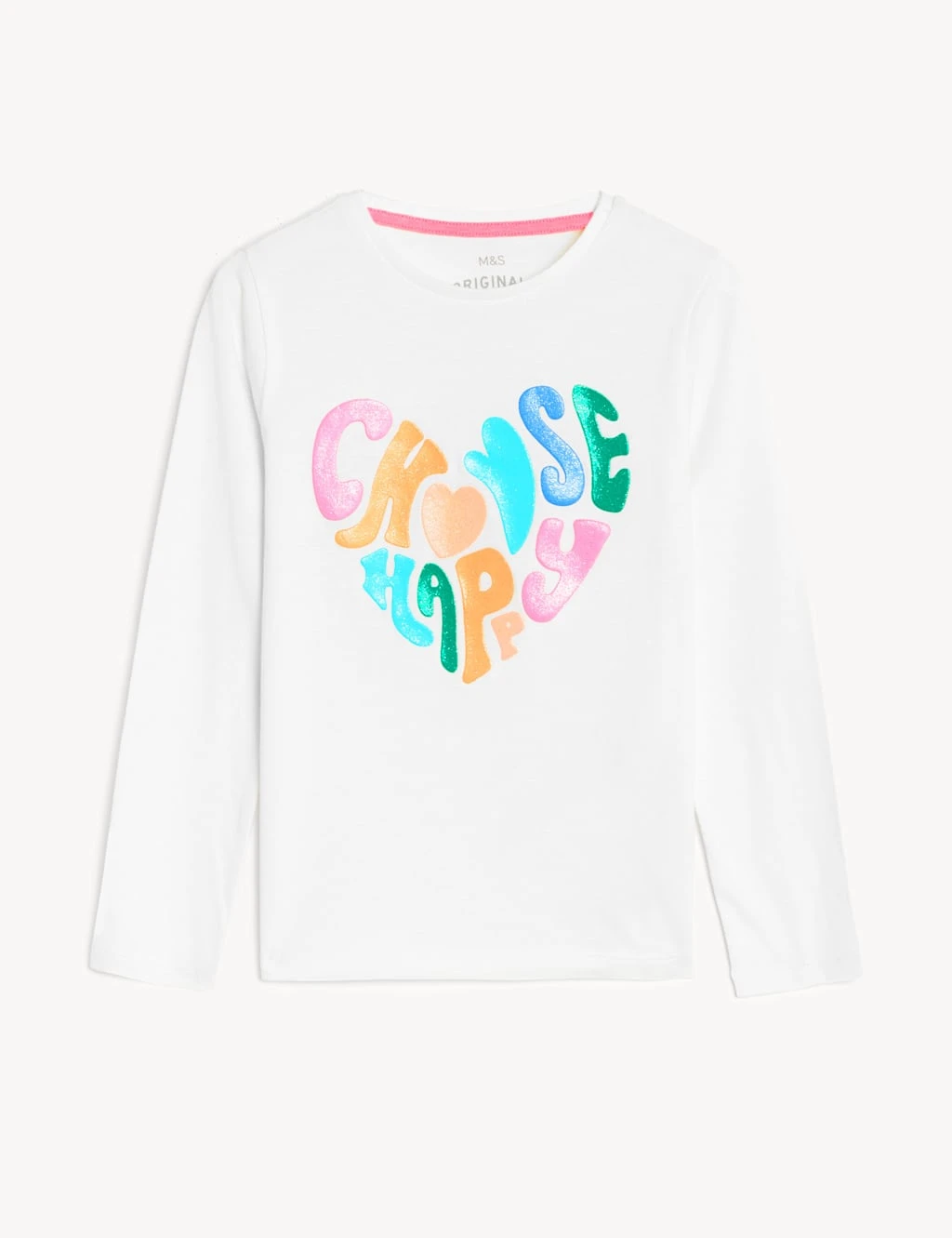 Pure Cotton Slogan Top (2-8 Yrs) 4 Pure Cotton Slogan Top (2-8 Yrs) - Image 2