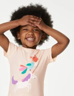 Pure Cotton Unicorn T-Shirt (2 - 8 Yrs)