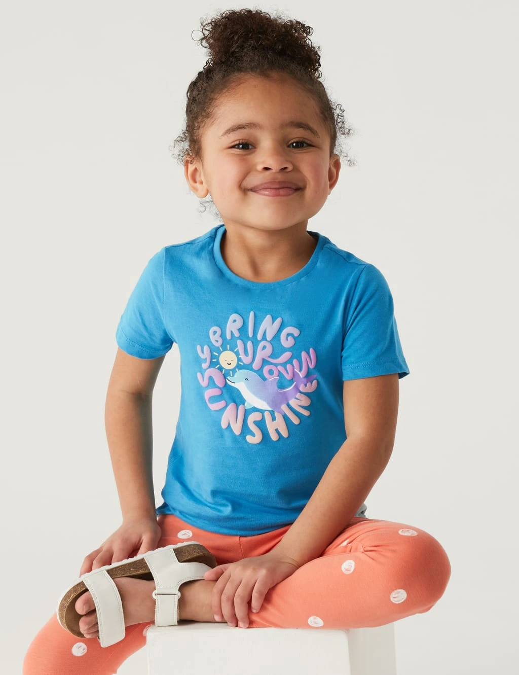 Pure Cotton Dolphin T-Shirt (2-8 Yrs) 3 Pure Cotton Dolphin T-Shirt (2-8 Yrs)