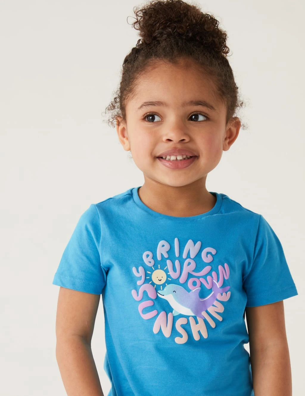 Pure Cotton Dolphin T-Shirt (2-8 Yrs) 5 Pure Cotton Dolphin T-Shirt (2-8 Yrs) - Image 3